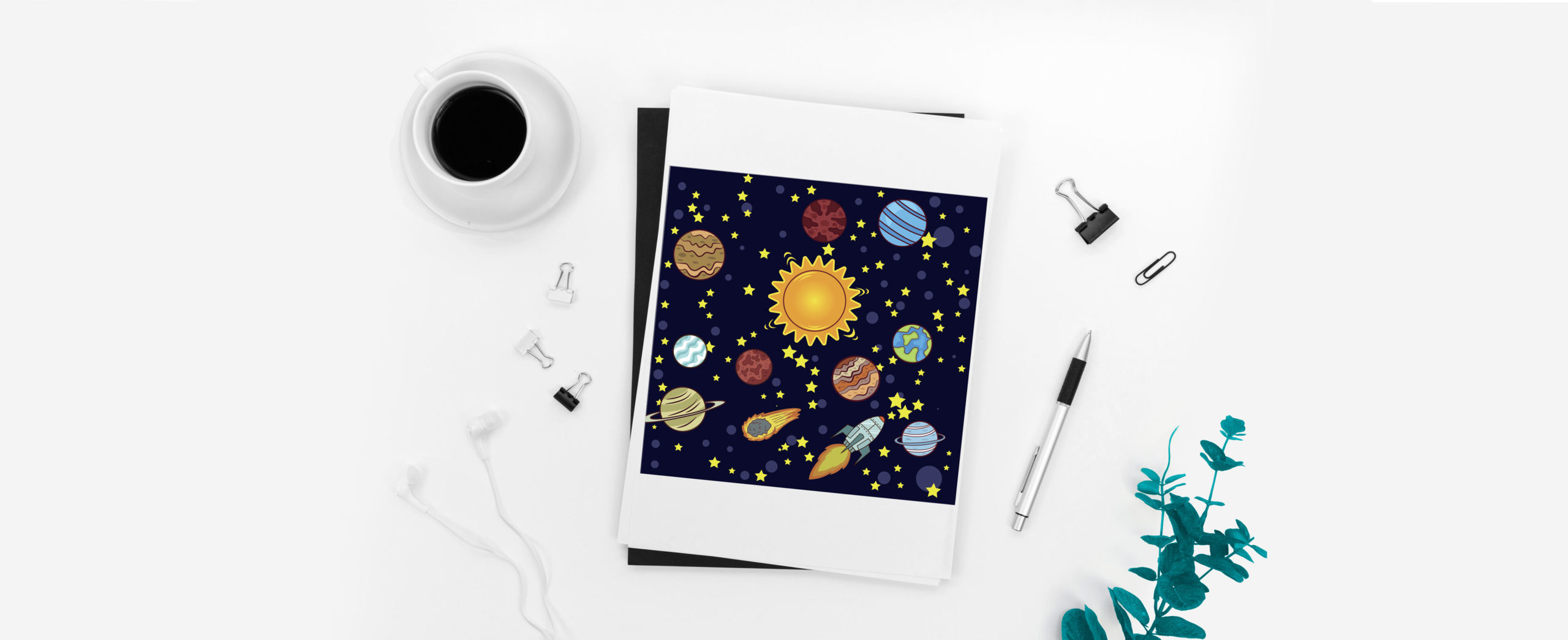 photo mockup planetes