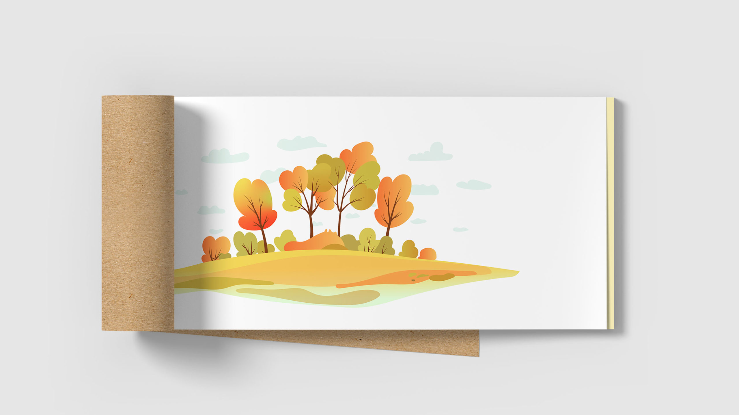 Mockup paysage nature