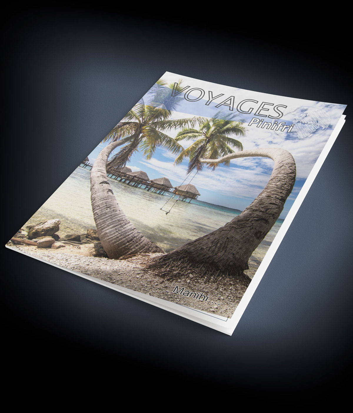 Photo montrant une couv d'un magazine de voyage